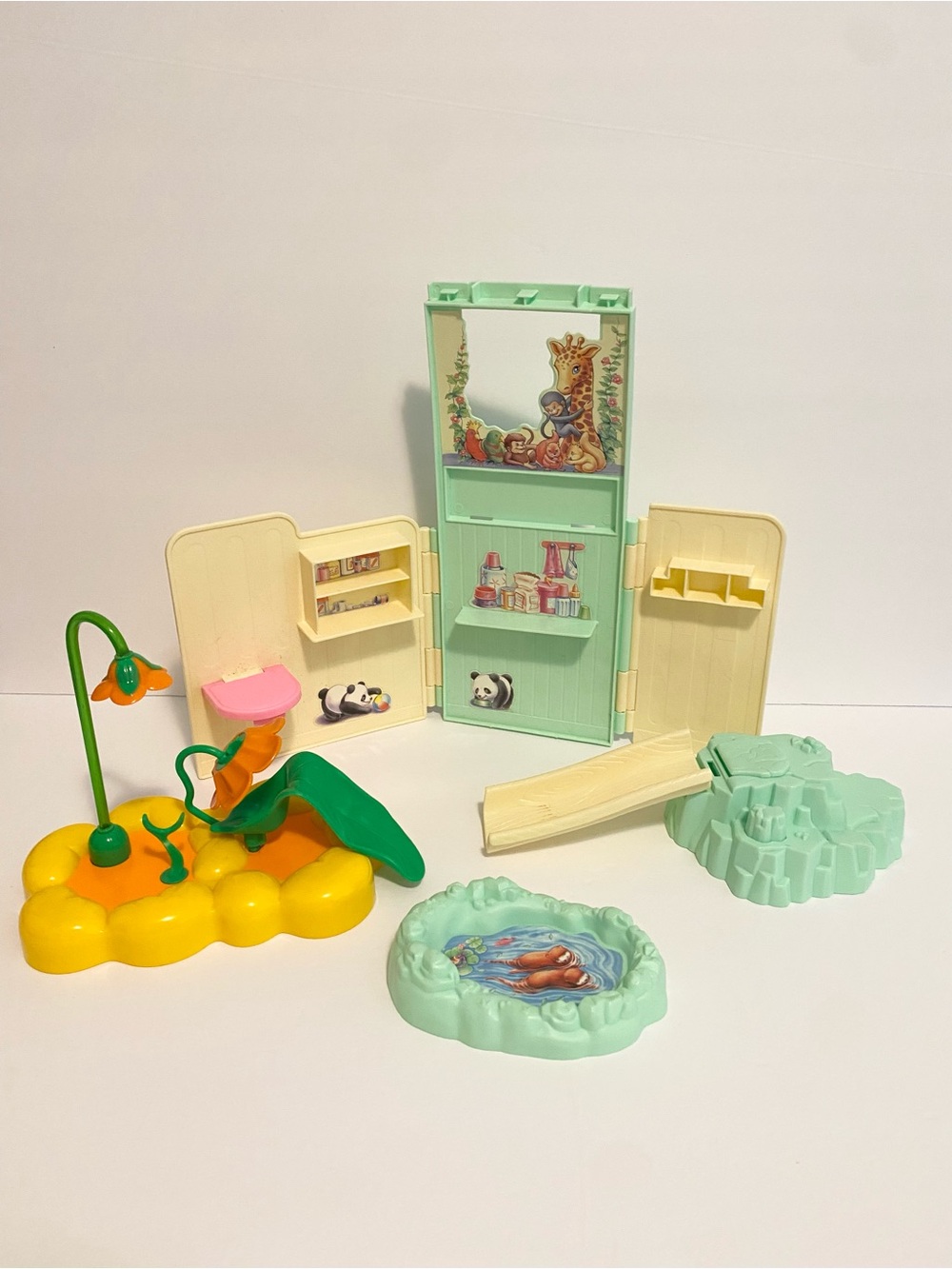 Barbie Zoo Babies + Kelly Mermaid Vintage Playset Toy Lot Y2K 2000s Mattel
